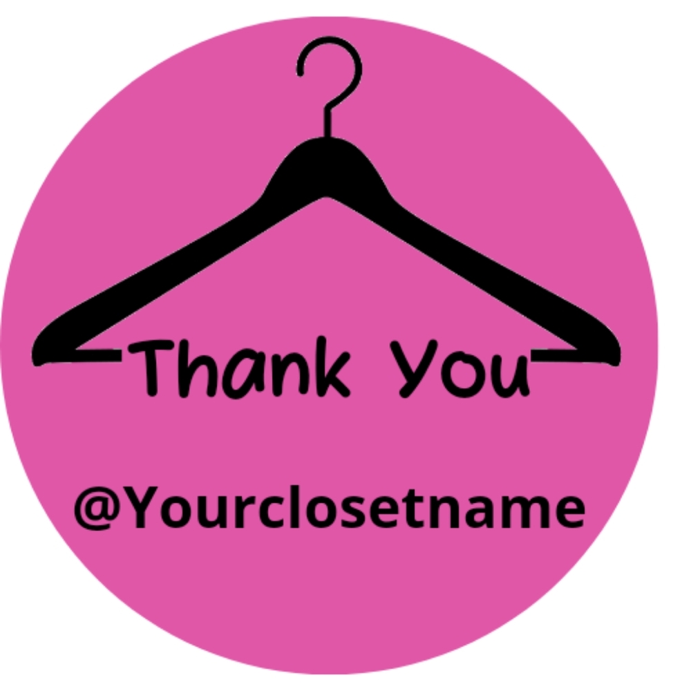 ♥️ 5x25 / 50 Hangers thermal Stickers